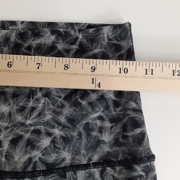 Lululemon Wunder Under Mid Rise Leggings Full Length Palms Womens 4 Gray - Picture 5 of 8